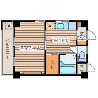 コートドール3【3階】の間取り