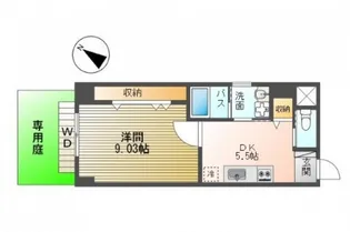 Moi.府中【1階】の間取り