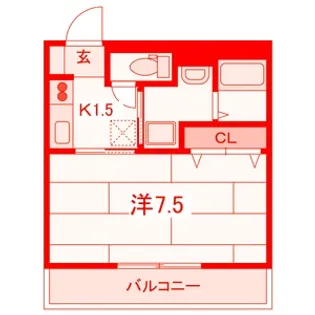 マ・メゾン大倉山【1階】の間取り