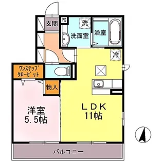 セジュール向ヶ丘【3階】の間取り