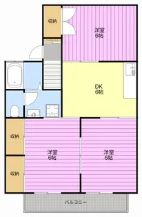 アメニティ西小路【2階】の間取り