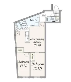 GRAN PASEO三宿II【3階】の間取り