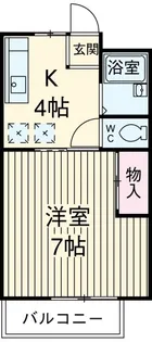 グランドハイツII【1階】の間取り