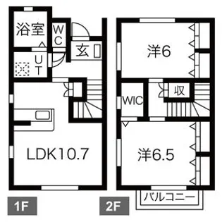 宮城県仙台市若林区沖野6【一戸建】の間取り