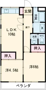 東京都府中市白糸台2【マンション】の間取り
