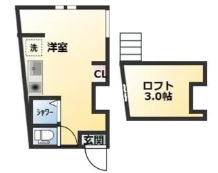 アーバンプレイス西新宿5丁目【2階】の間取り