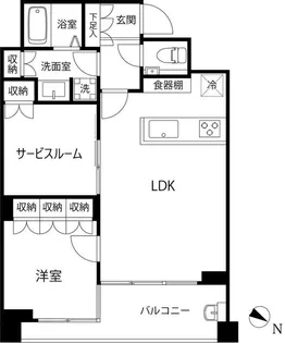 神奈川県横浜市都筑区川和町【マンション】の間取り