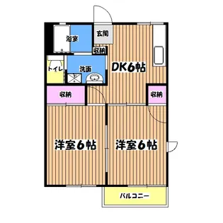 アベニュー【1階】の間取り