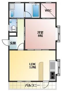 高知県高知市神田【マンション】の間取り