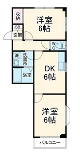 ヴェルアージュ【3階】の間取り