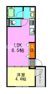 松山ビル【2階】の間取り