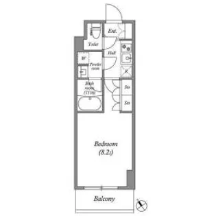 ACP Residence 西巣鴨【10階】の間取り