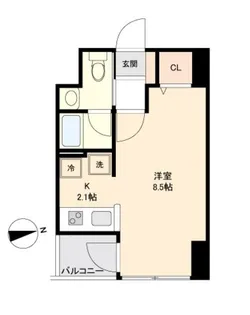 宮城県仙台市宮城野区鉄砲町西【マンション】の間取り