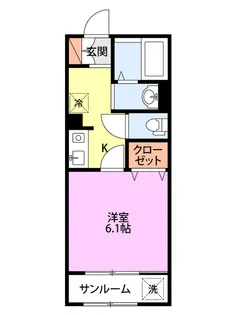 STEPS紫竹山【1階】の間取り
