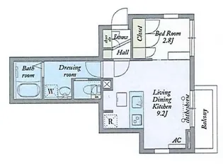 My Style vintage 西日暮里【2階】の間取り
