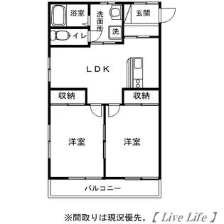パールレジデンス【2階】の間取り