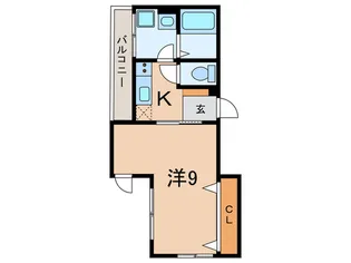 S Apt.王居殿III【2階】の間取り