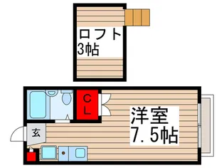 レオパレステジマ.【2階】の間取り