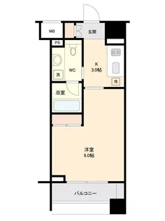 東京都墨田区石原1【マンション】の間取り