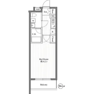 カルフールM【4階】の間取り