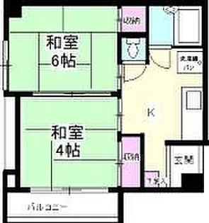 ロックヒルズ10【3階】の間取り