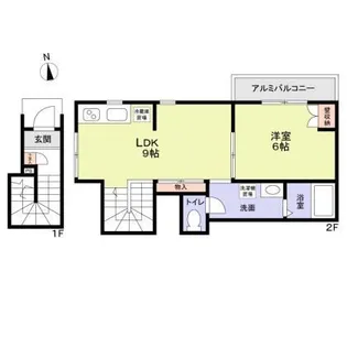 つわぶき荘【2階】の間取り