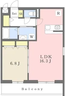 COMFORT御殿場【4階】の間取り