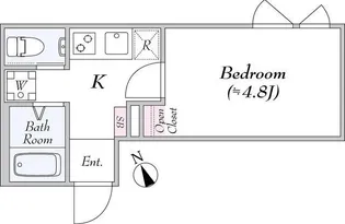 グラード堀切【1階】の間取り