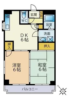 クレベール紅梅【3階】の間取り