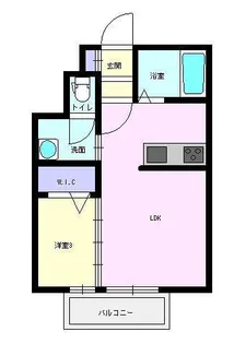 メルセージュ真和【2階】の間取り
