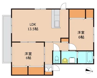 クリスタル20A【1階】の間取り