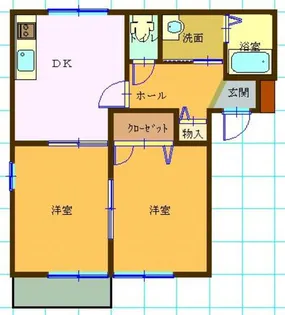 レジデンシャル【2階】の間取り