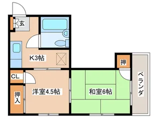メゾン武蔵野【2階】の間取り