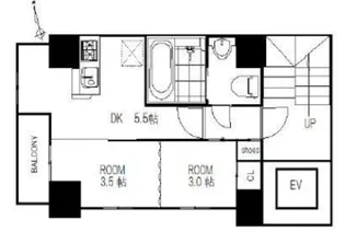 トゥールエトワール麻布【3階】の間取り