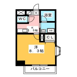 フェリーチェK【2階】の間取り