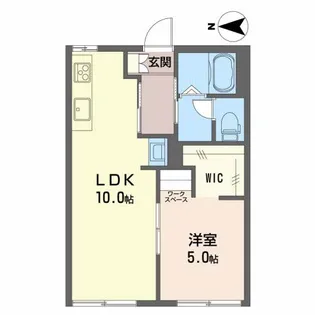 ファミールK【1階】の間取り