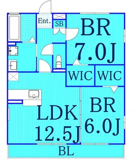 メゾンアムール壱番館A【1階】の間取り