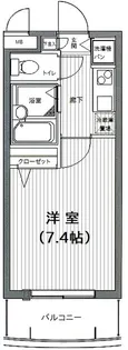 ガラ・シティ田町【3階】の間取り