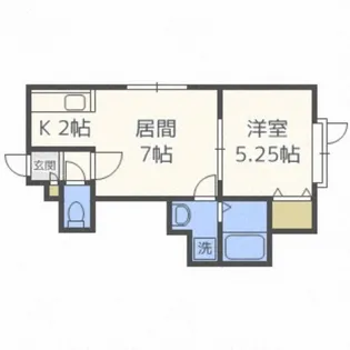 グランエステート菊水元町【2階】の間取り