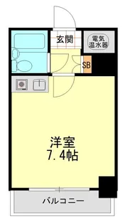 中銀第2新橋マンシオン【4階】の間取り
