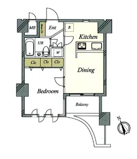 インペリアル六本木1号館【2階】の間取り