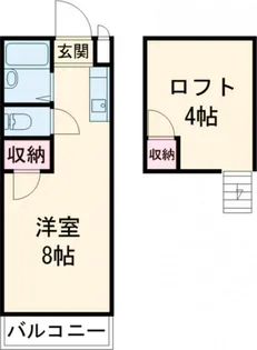 アトリウム津福本町【2階】の間取り