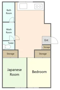 いおりハイツ【3階】の間取り