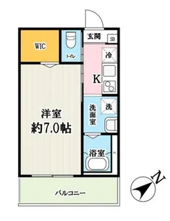 キャメル柏の葉キャンパス7B【1階】の間取り