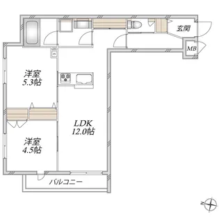 へーベルメゾン西巣鴨【2階】の間取り