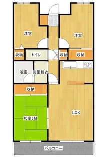 プリンスマンション【1階】の間取り