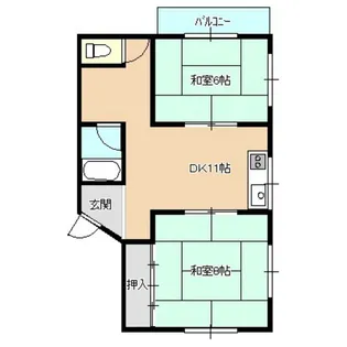 2ND SEIYO【1階】の間取り