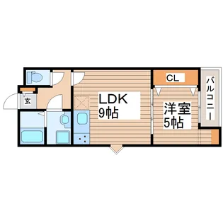 オンフルール柏木【2階】の間取り