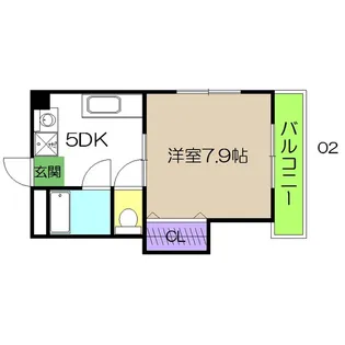 メゾン・デュ・ソレイII【3階】の間取り