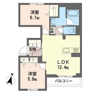 KYレジデンス【2階】の間取り